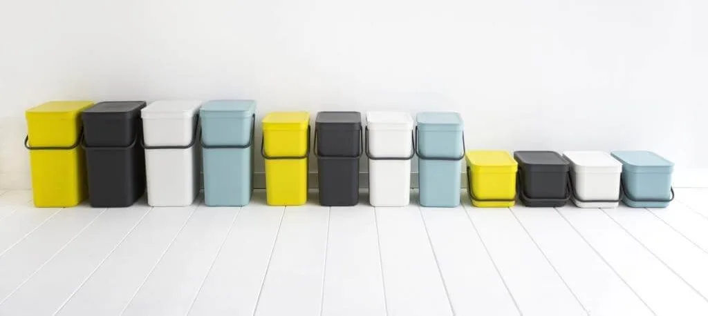 SortGo Waste Bins Green Grey White Mint e1589712165288