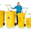 wheelie bins for recycling dimensions 30 50 120 240 360 liter