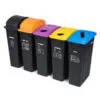 office recycle bins 90 liter set Hebrew