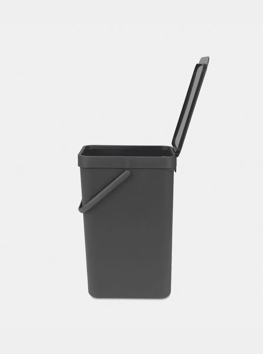 פח מיחזור קטן למיון פסולת ביתית 16 ליטר - Brabantia SORT&GO – תמונה 4
