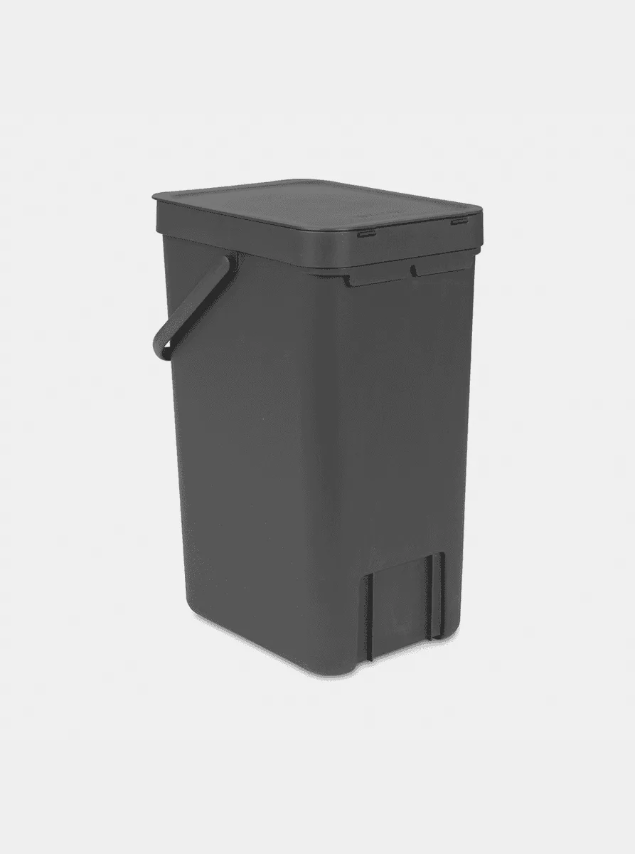 פח מיחזור קטן למיון פסולת ביתית 16 ליטר - Brabantia SORT&GO – תמונה 5