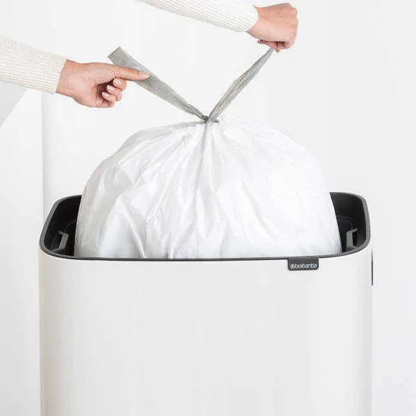 y 130229 b0 touch bin hi 60l white brabantia bags