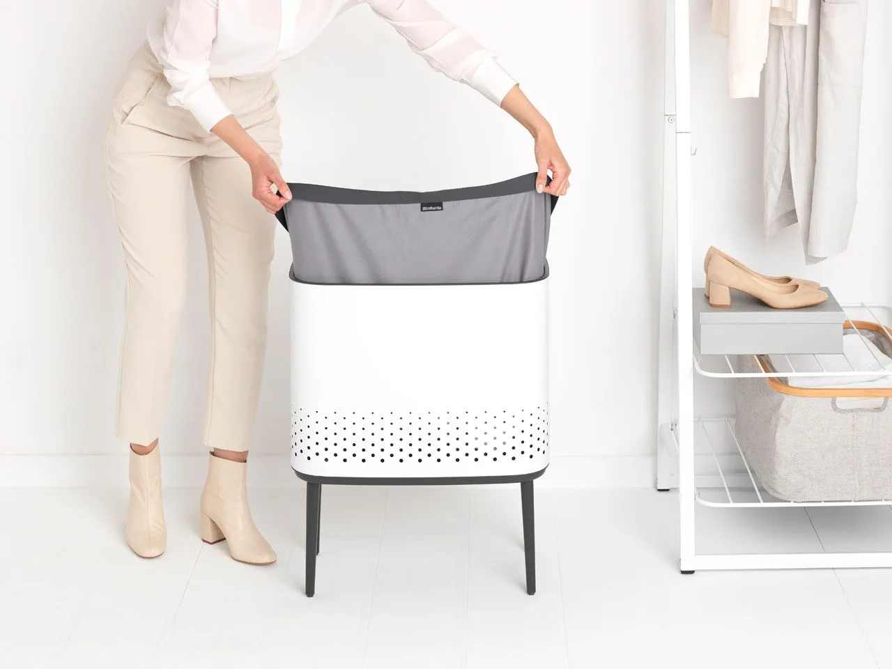 ⁦סל כביסה בנפח 60 ליטר - Brabantia BO⁩ – תמונה ⁦6⁩