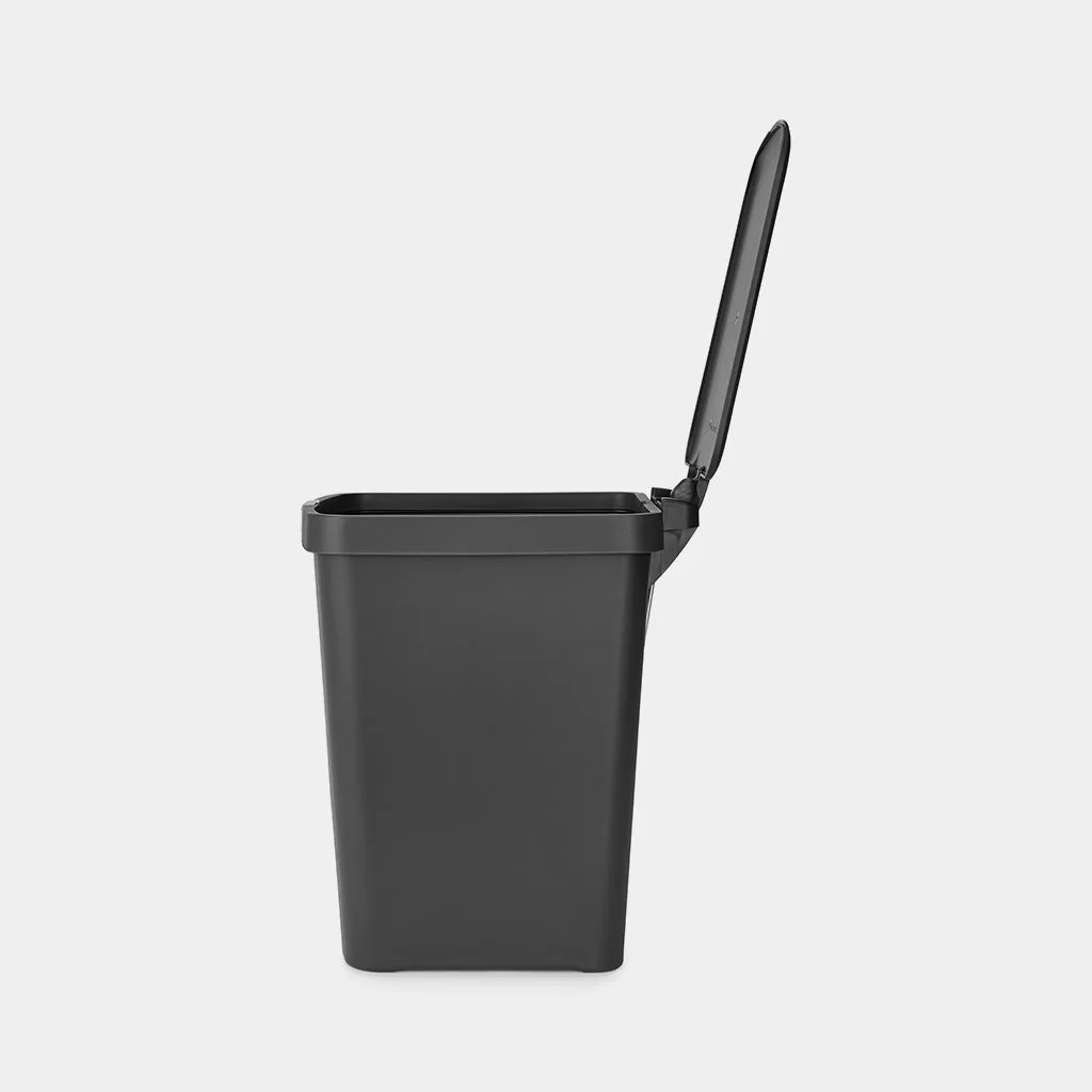 פח דוושה למיחזור והפרדה בנפח 25 ליטר – Brabantia StepUp אפור-כהה