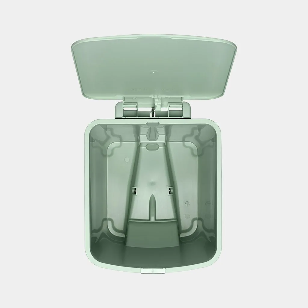 פח דוושה למיחזור והפרדה בנפח 25 ליטר – Brabantia StepUp ירוק-ג׳ייד
