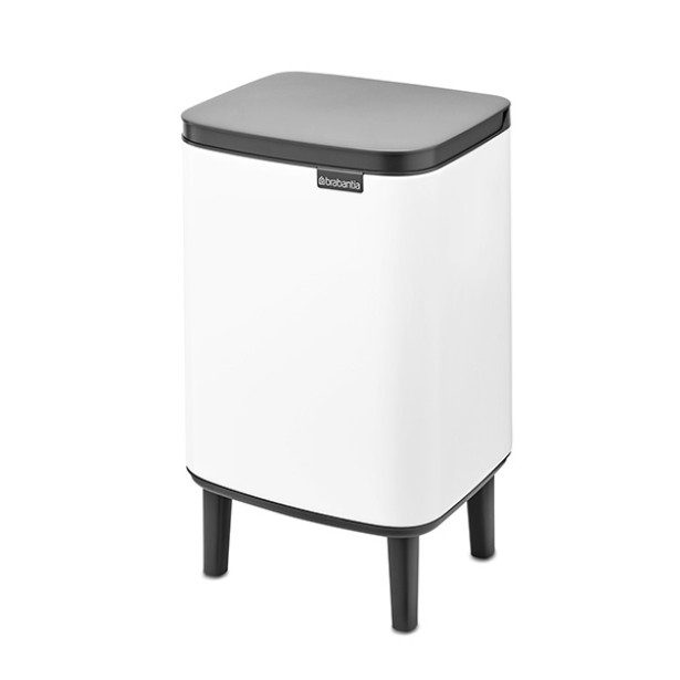פח אשפה לשירותים BO ברבנטיה 7 ליטר, לבן Brabantia
