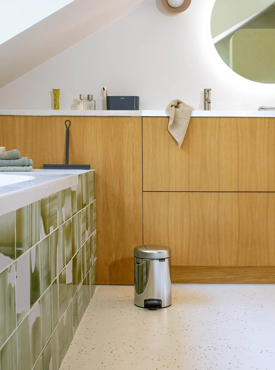 פחי דוושה 3 ליטר - Brabantia NewIcon glossy