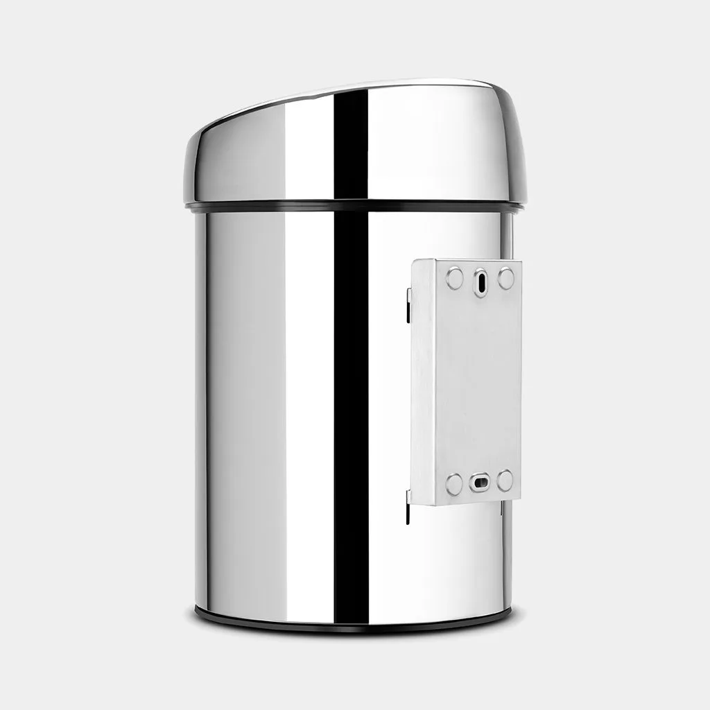 פח נתלה טאצ' 3 ליטר Brabantia glossy