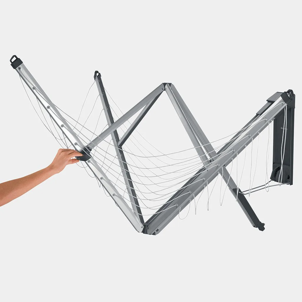 מתלה כביסה WallFix כיסוי בד 24 מטר Brabantia – תמונה 2