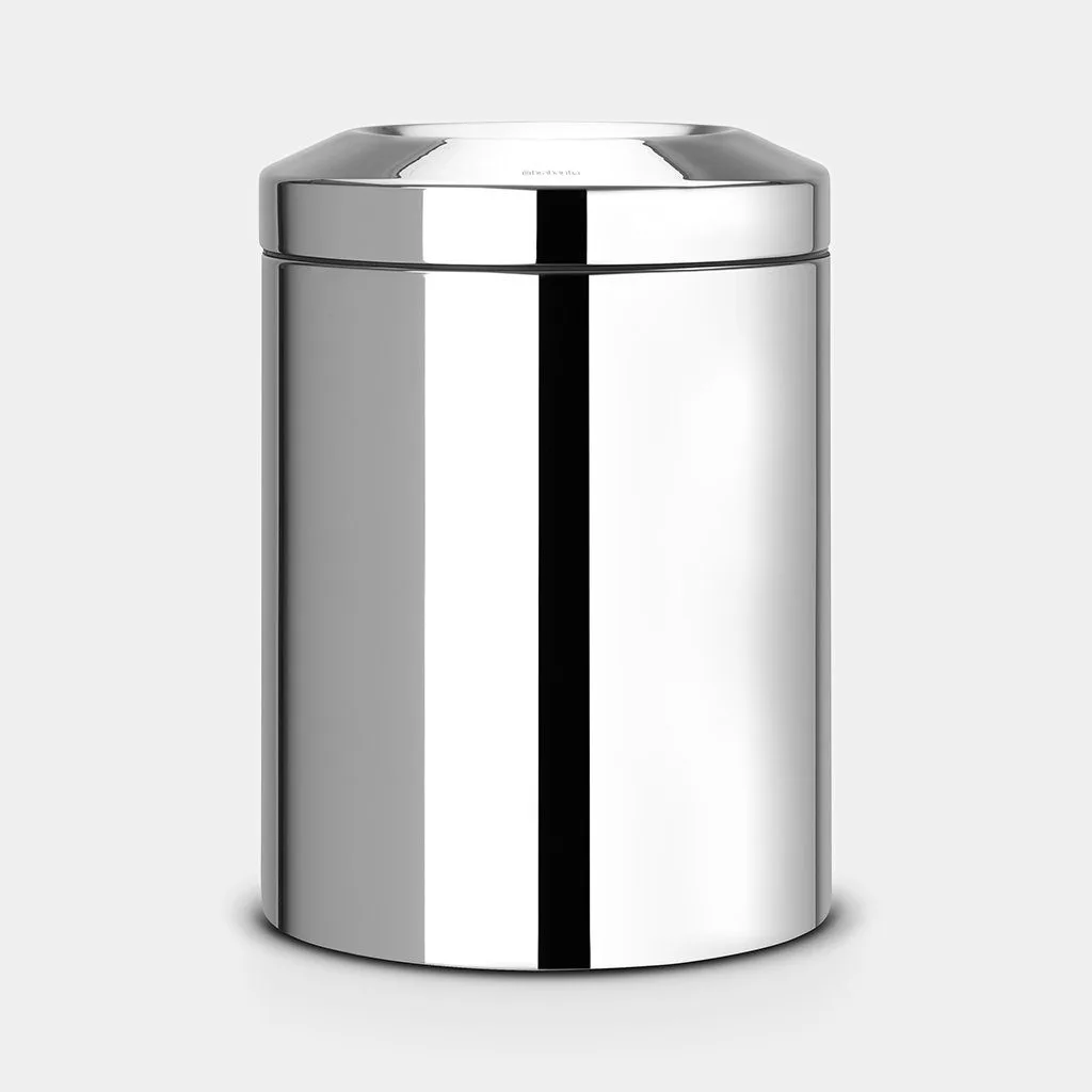 פח מנירוסטה חסין אש 7 ליטר מבריק - Brabantia