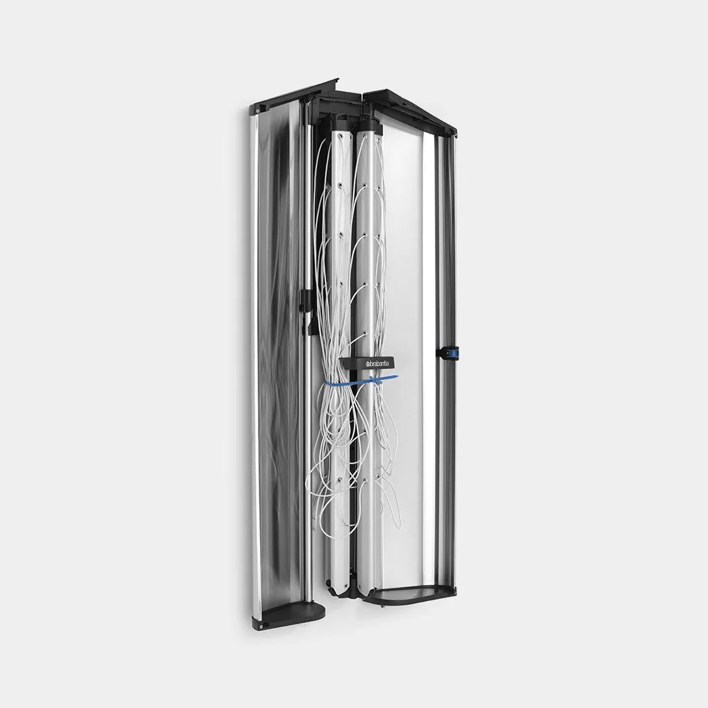 מתלה כביסה WallFix מכסה נירוסטה 24 מטר Brabantia – תמונה 5