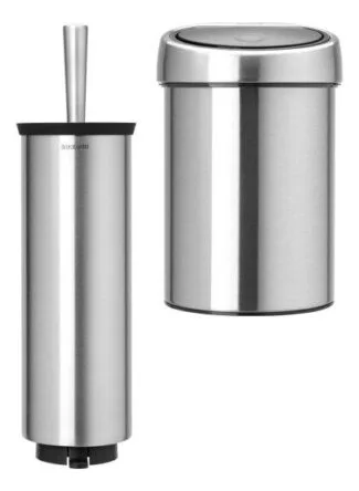 סט מט לשירותים - סט לשירותים, נתלה מט Brabantia: פח טאץ נתלה 3 ליטר - B135