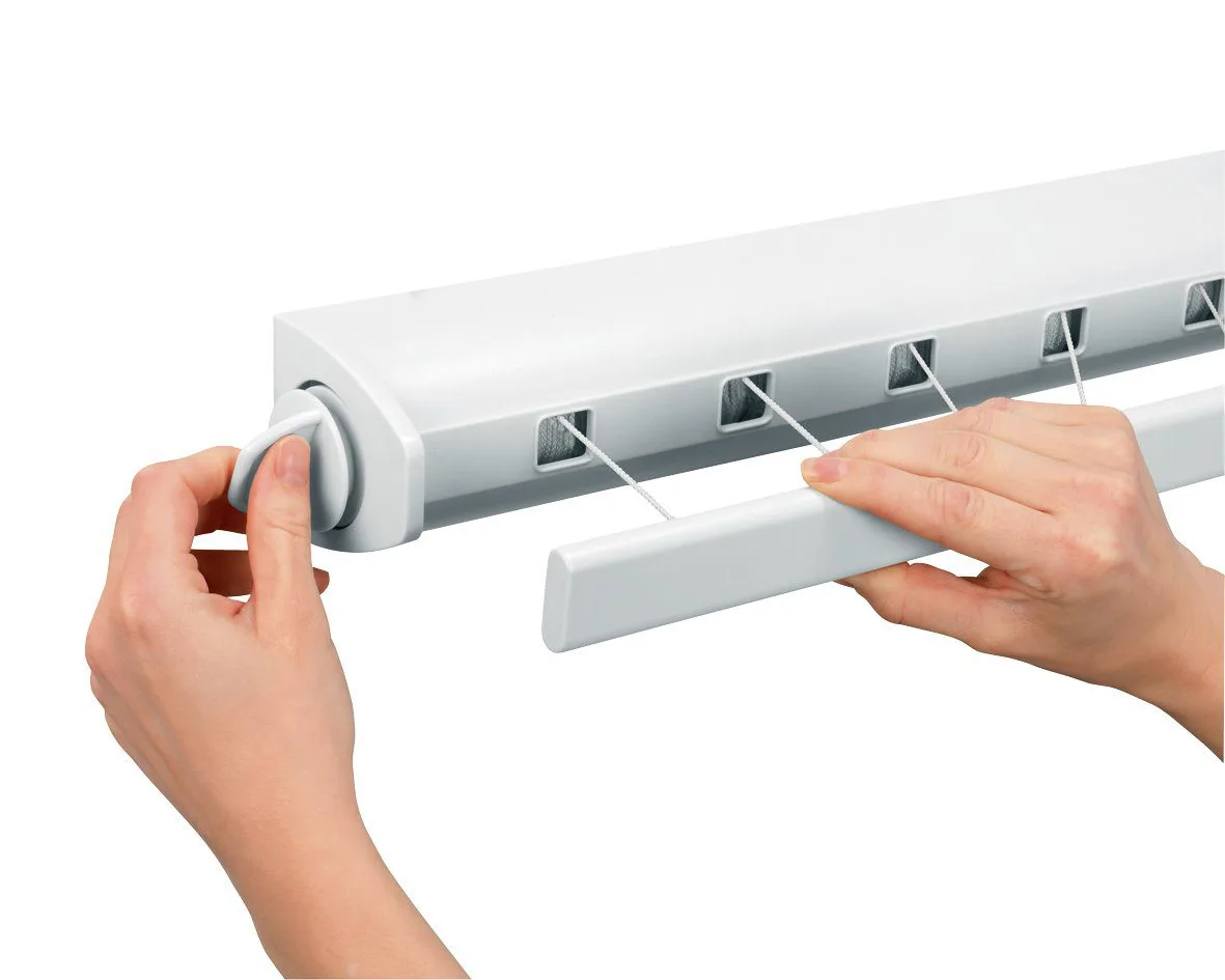 ⁦מתלה ייבוש כביסה בין קירות 22 מטר Brabantia⁩ – תמונה ⁦3⁩