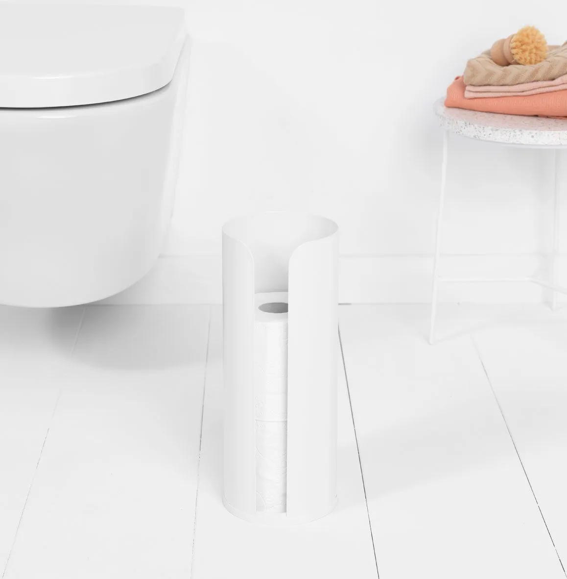 דיספנסר לגלילי נייר טואלט לבן Brabantia - ReNew – תמונה 6