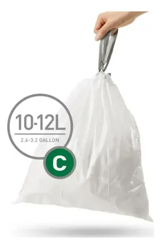 שקיות קוד C - simplehuman - שקיות קוד C לפחי 10-12 ליטר - Simplehuman