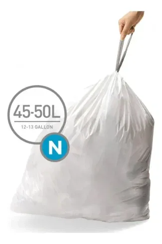 שקיות קוד N - simplehuman - שקיות קוד N לפחי 45-50 ליטר - simplehuman