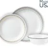 צלחות corelle - סט צלחות קורנינג 18 חלקים, Paloma - מבית Corelle® Corning