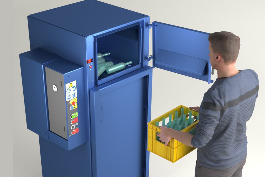 glass bottle breaker