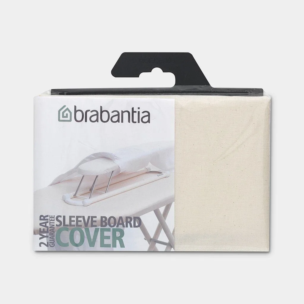 כיסוי לקרש גיהוץ שרוולים Brabantia 160 על 10 ס"מ - כותנה עם ספוג 2 מ"מ