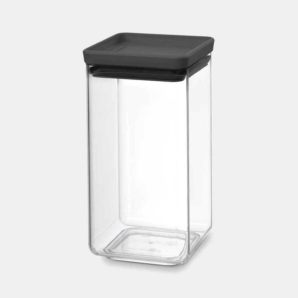 מיכל אחסון פלסטיק 1.6 ליטר, מכסה Brabantia - ללא BPA
