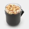 ⁦כוס למרק 0.6 ליטר Make & Take פלסטיק ללא BPA אפור כהה Brabantia עם מכסה שקוף לתוספות⁩ – תמונה ⁦2⁩