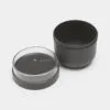 ⁦קערה לארוחת בוקר 0.5 ליטר Make & Take פלסטיק ללא BPA אפור כהה Brabantia עם מכסה שקוף לתוספות⁩ – תמונה ⁦2⁩