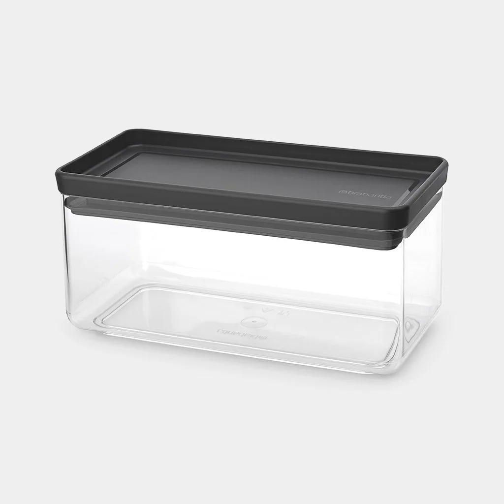 מיכל אחסון פלסטיק 1.5 ליטר, מכסה Brabantia - ללא BPA – תמונה 2