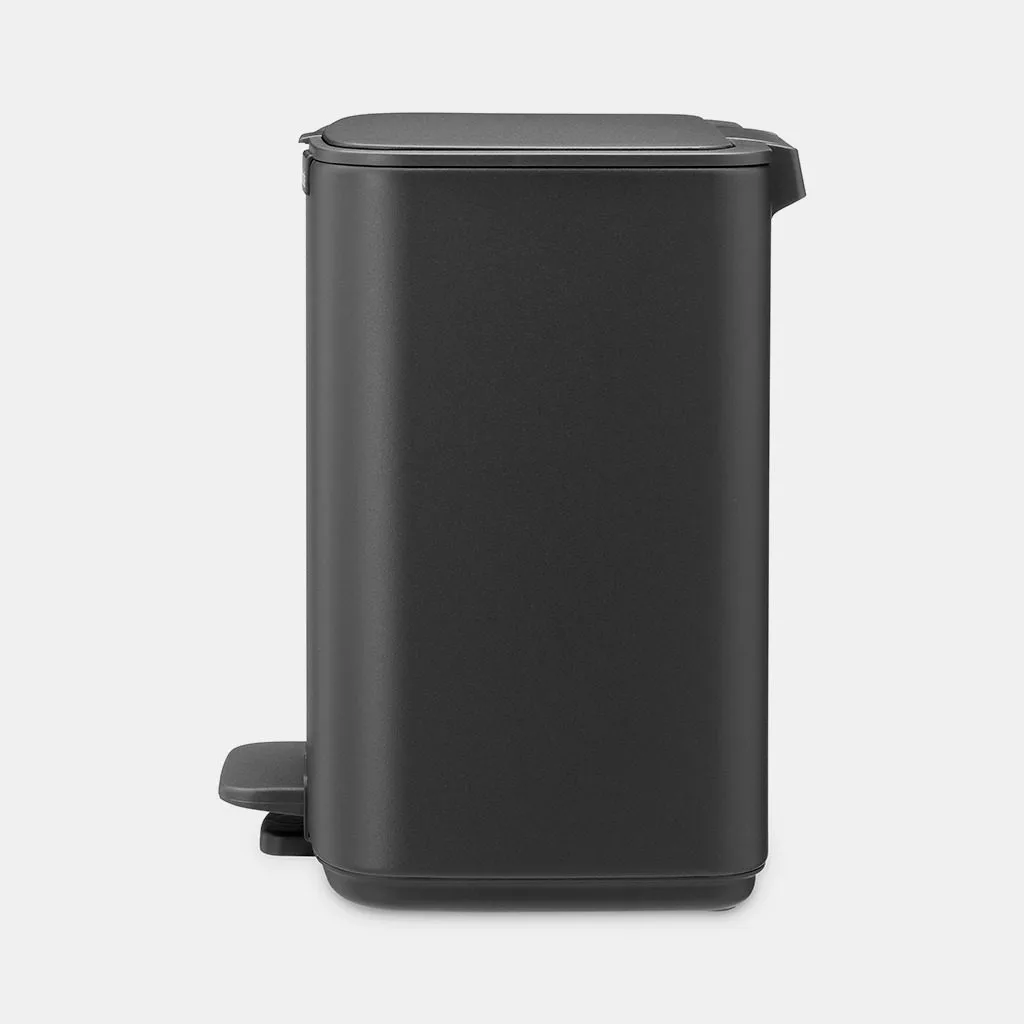פח לשירותים BO פדל 7 ליטר Brabantia אפור-כהה-מינרלי