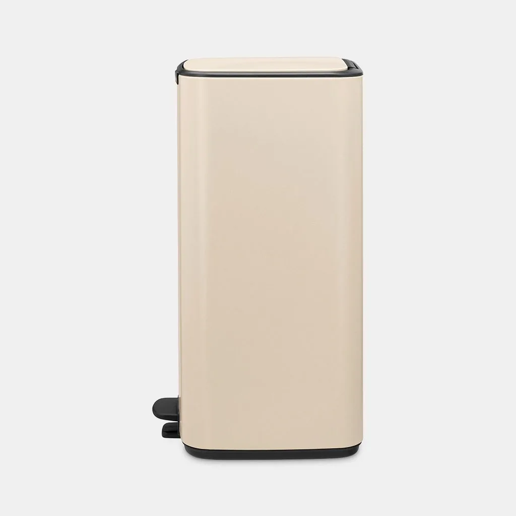 פח אשפה למטבח BO פדל 30 ליטר Brabantia בז-עדין