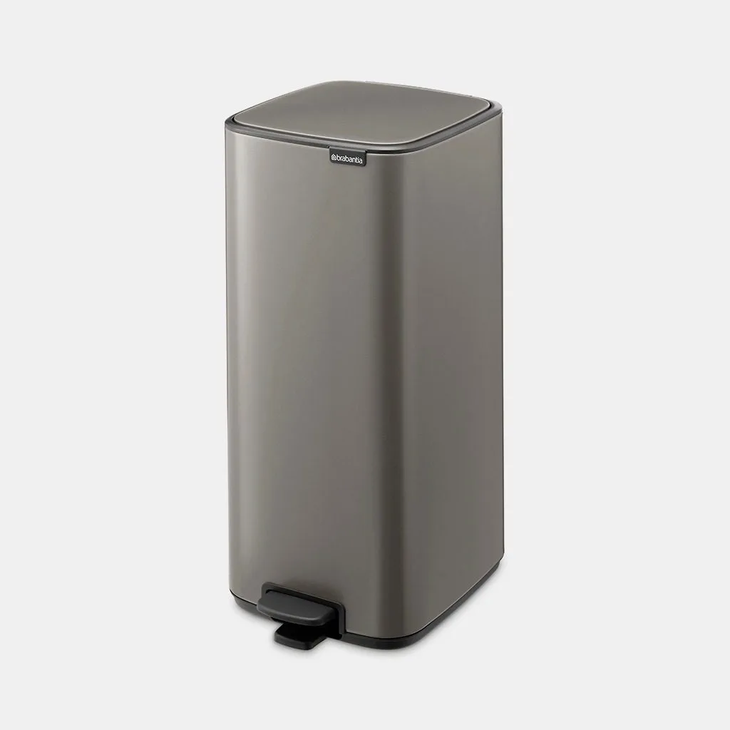 פח אשפה למטבח BO פדל 30 ליטר Brabantia פלטינום