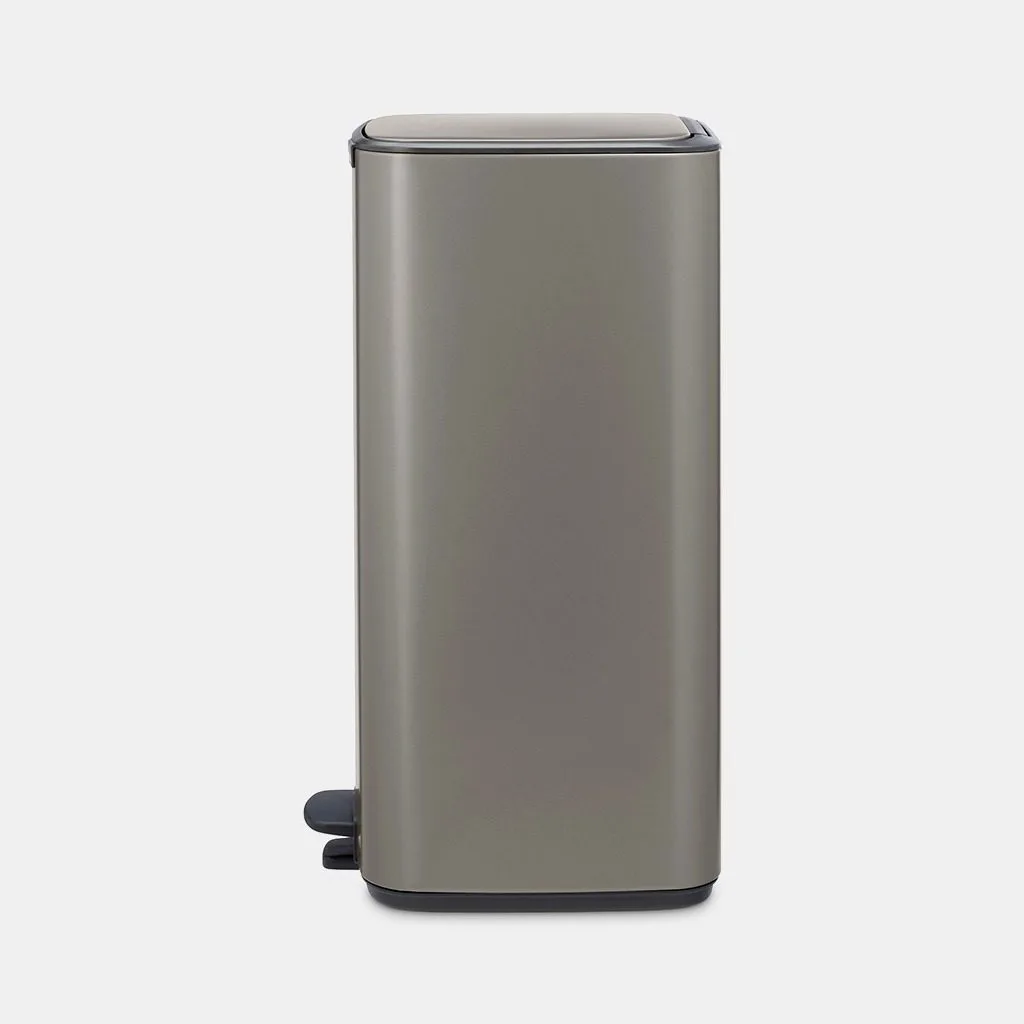 פח אשפה למטבח BO פדל 30 ליטר Brabantia פלטינום