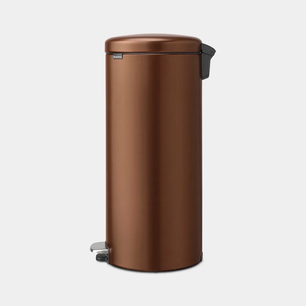פח פדל 30 ליטר NewIcon ברונזה חם Brabantia – תמונה 2