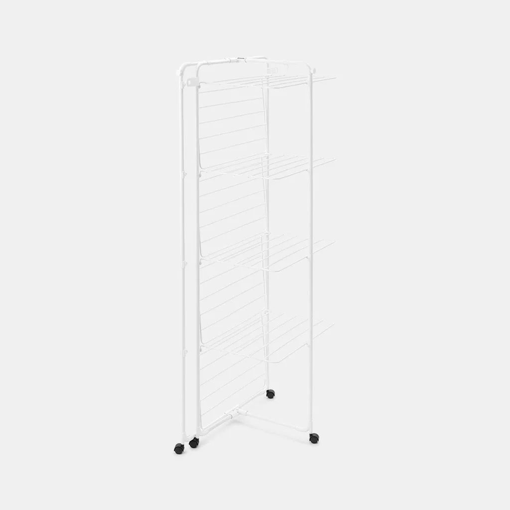 מתלה כביסה מתקפל HangOn Tower מגדל לייבוש כביסה 30 מטר Brabantia לבן