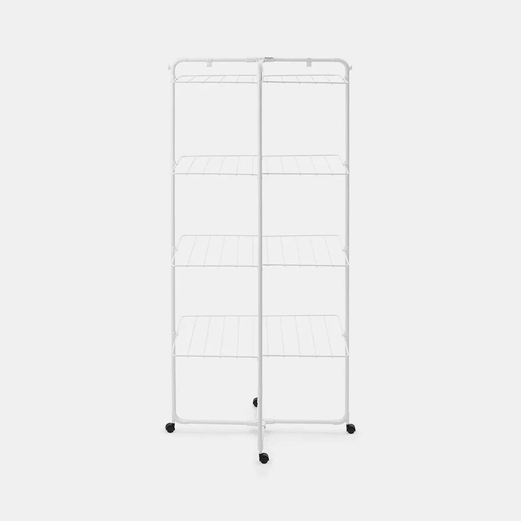 מתלה כביסה מתקפל HangOn Tower מגדל לייבוש כביסה 30 מטר Brabantia לבן