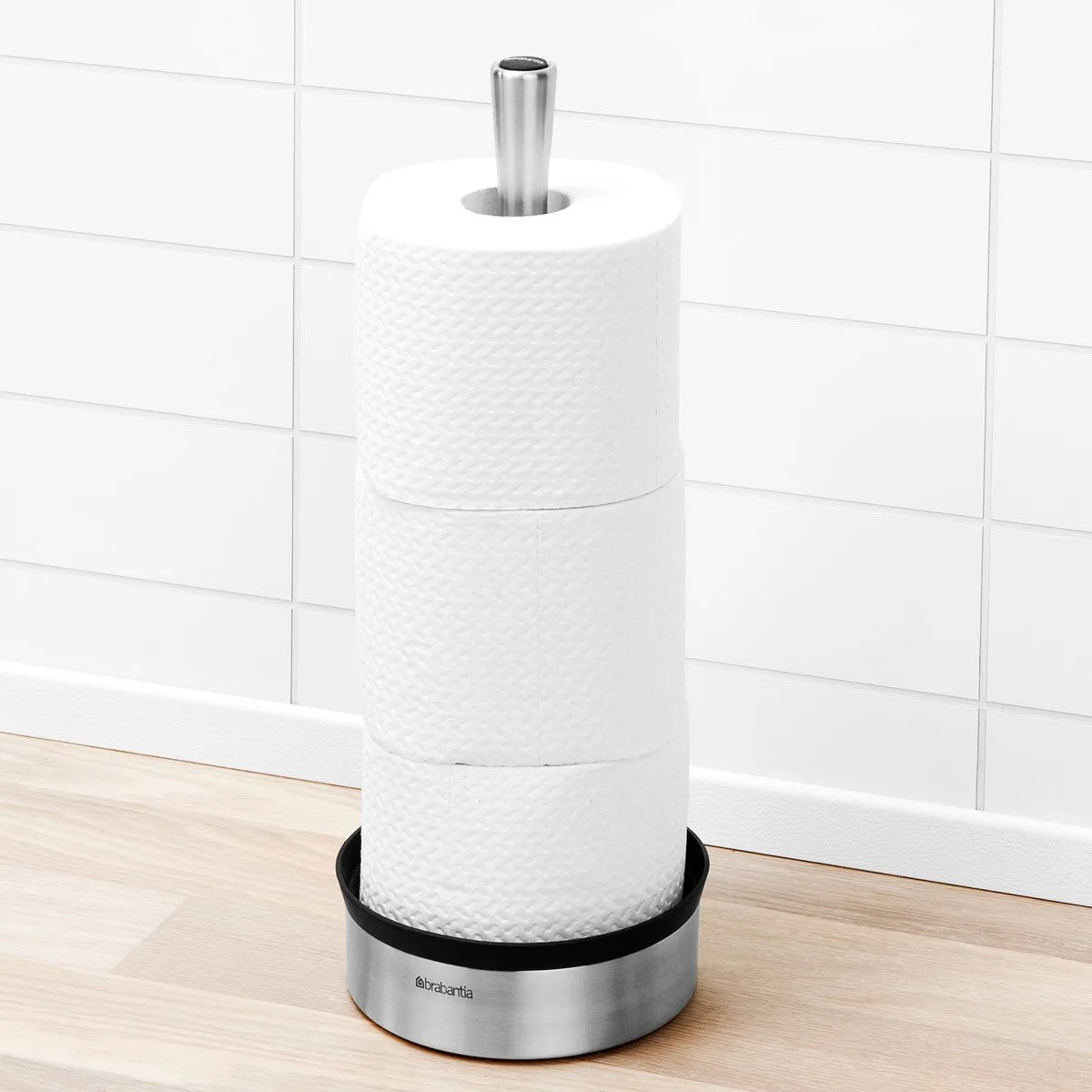 מתקן ל3 גלילי נייר טואלט Brabantia נירוסטה מט