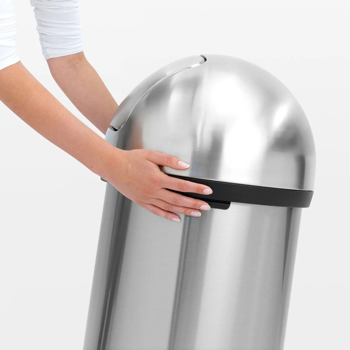 פח אשפה פוש בין 60 ליטר Brabantia matt-steel