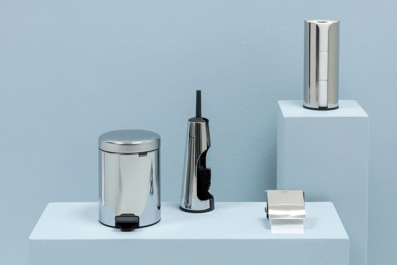 מתקן קיר לנייר טואלט Brabantia brilliant-steel