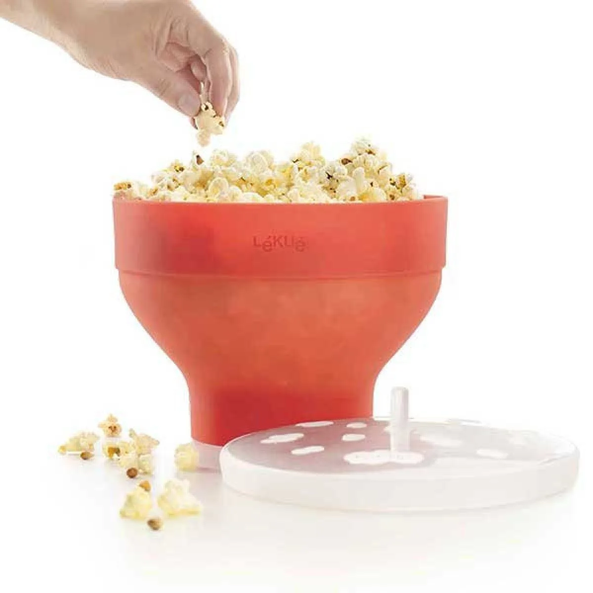 כלי להכנת פופקורן במיקרוגל, סיליקון Lekue מבית Brabantia – תמונה 4