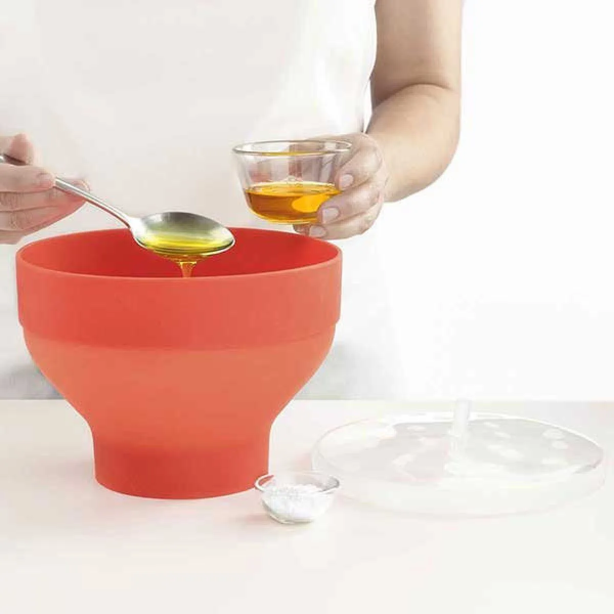 כלי להכנת פופקורן במיקרוגל, סיליקון Lekue מבית Brabantia – תמונה 2