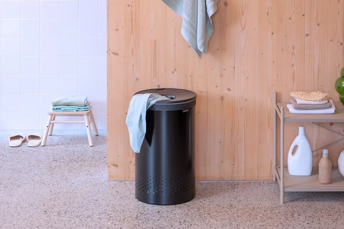 סל כביסה עגול 60 ליטר - Brabantia – תמונה 4