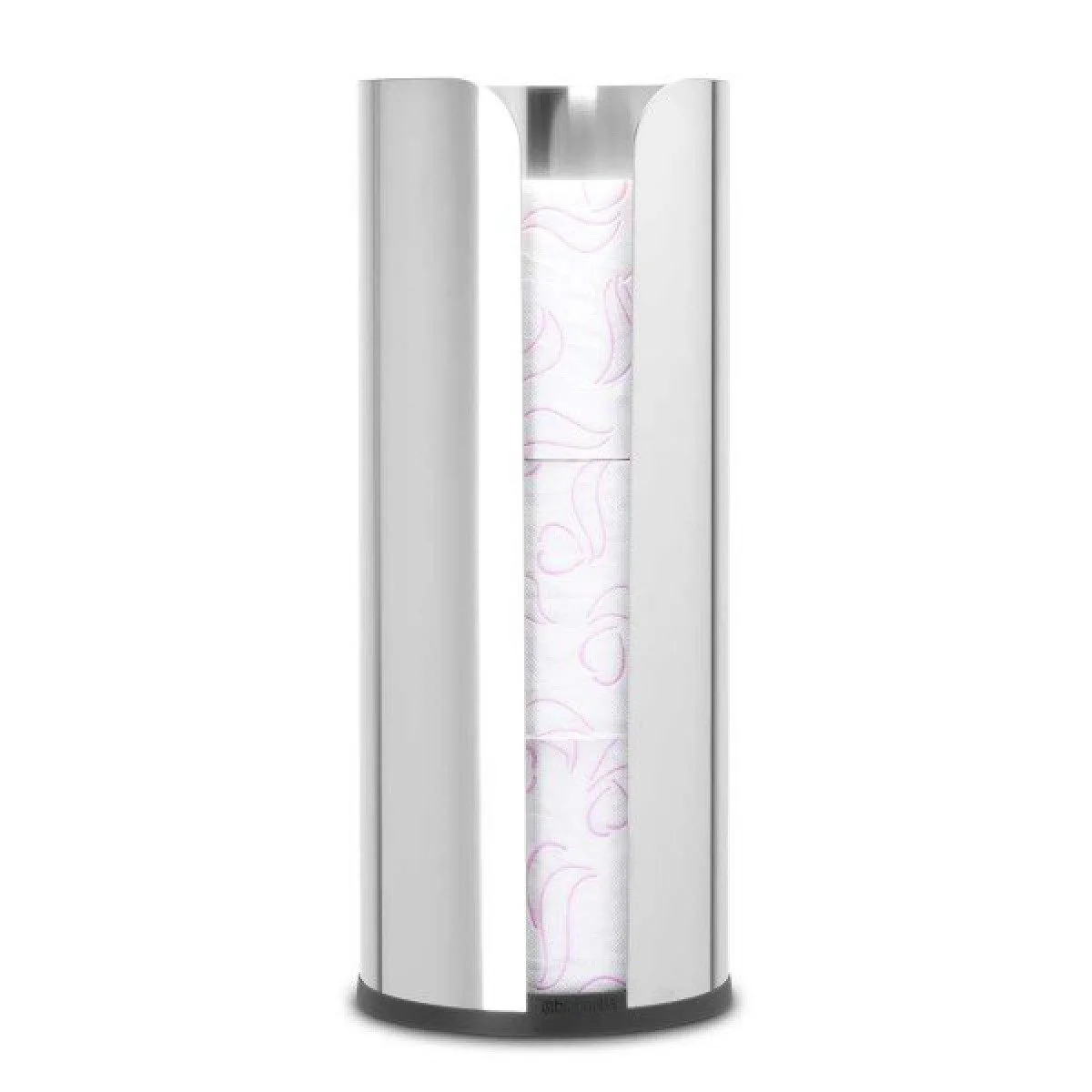 סט לשירותים מבריק Brabantia: פח פדל 3 ליטר NewIcon + מברשת אסלה קונית, מתקן קיר ודיספנסר לנייר טואלט Renew ברבנטיה – תמונה 4
