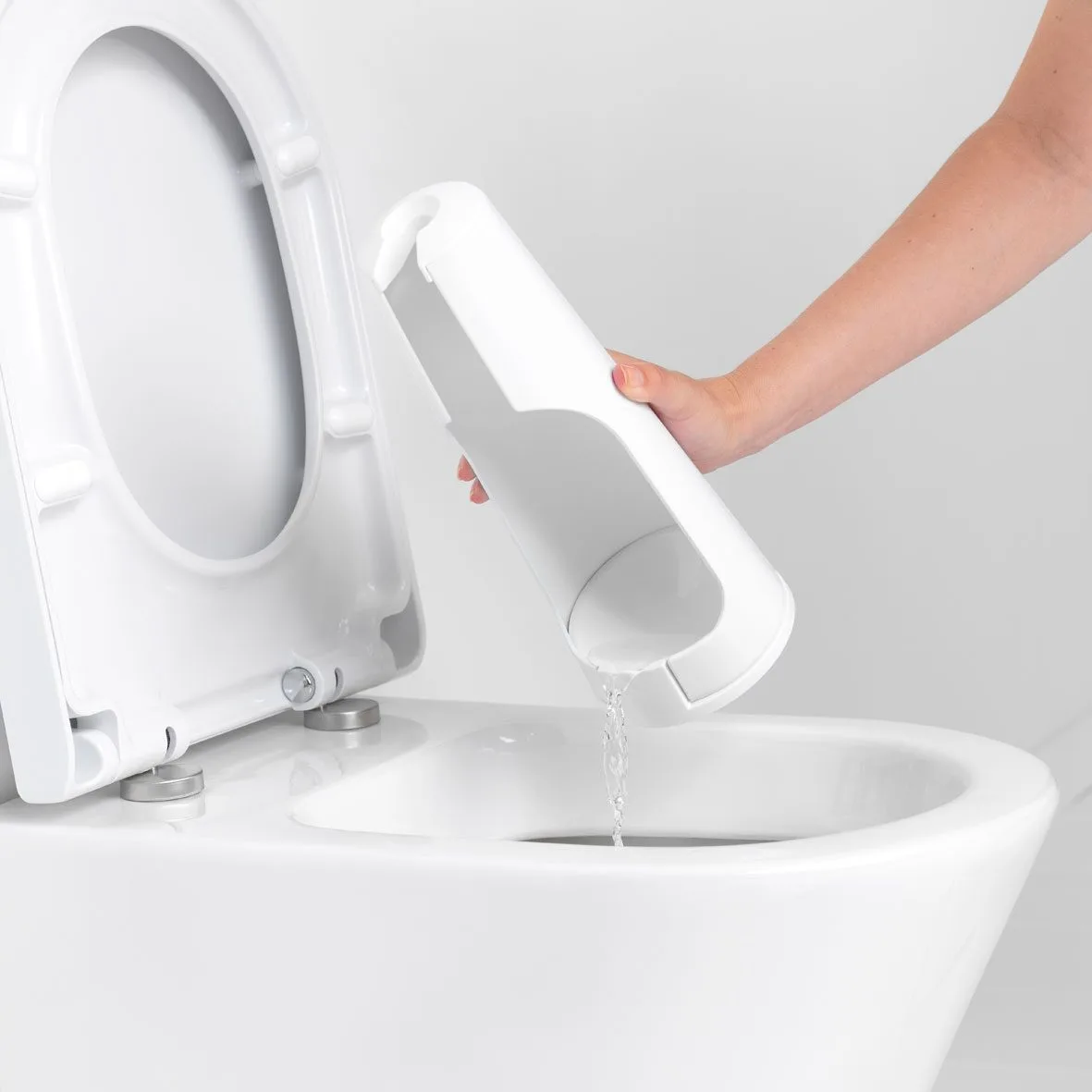 מברשת אסלה קונית Brabantia לבן