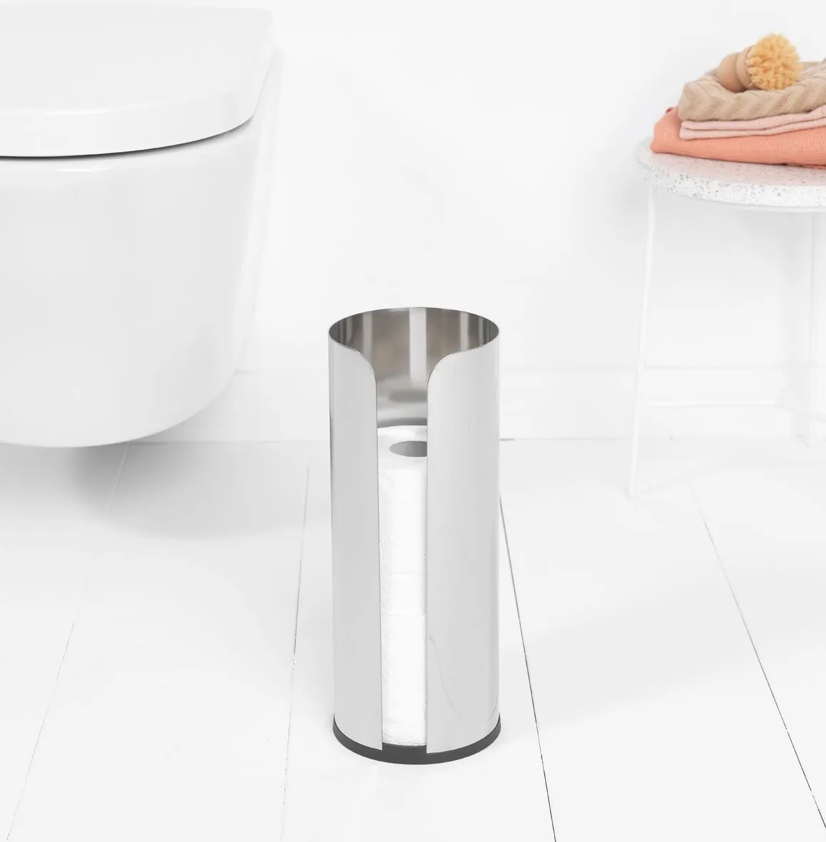 דיספנסר לגלילי נייר טואלט Brabantia - ReNew brilliant-steel