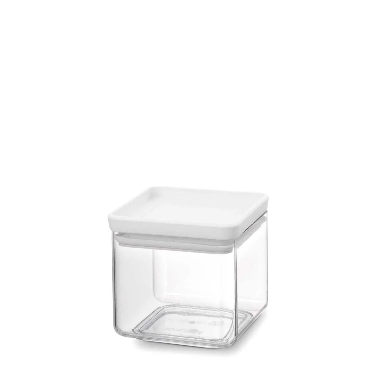 מיכל אחסון פלסטיק 0.7 ליטר, מכסה Brabantia - ללא BPA אפור-בהיר