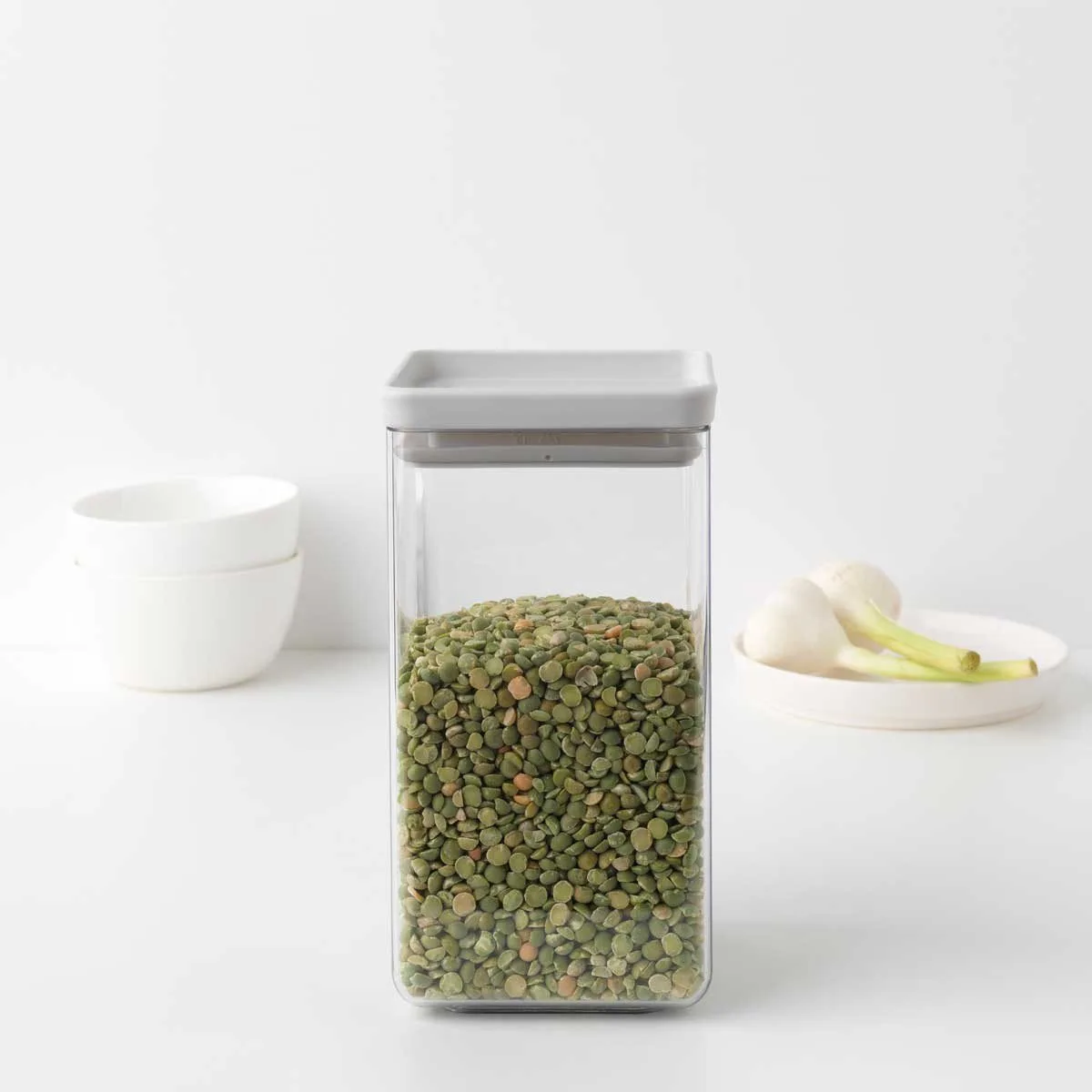 מיכל אחסון פלסטיק 1.6 ליטר, מכסה Brabantia - ללא BPA – תמונה 1