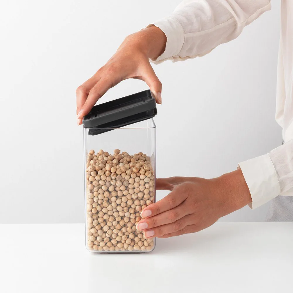 מיכל אחסון פלסטיק 1.6 ליטר, מכסה Brabantia - ללא BPA – תמונה 3