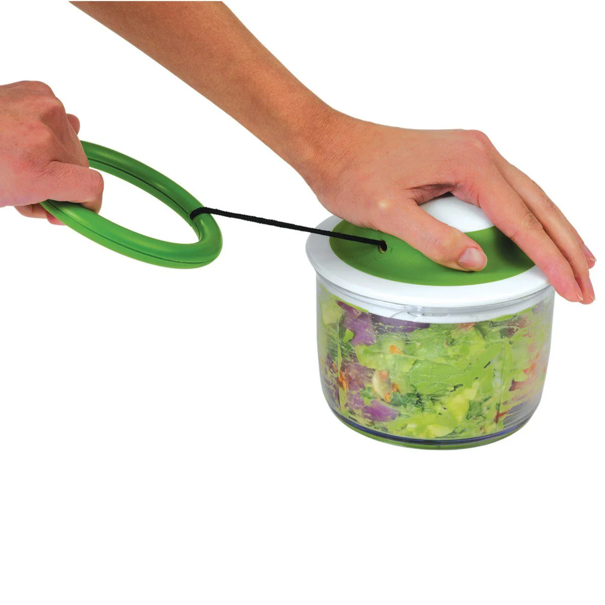 מעבד מזון ידני VeggiChop, ללא חשמל Chef'n, ללא BPA – תמונה 8