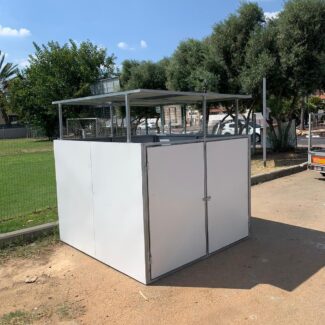 כלוב קרטונים – מתקן איסוף קרטון למיחזור