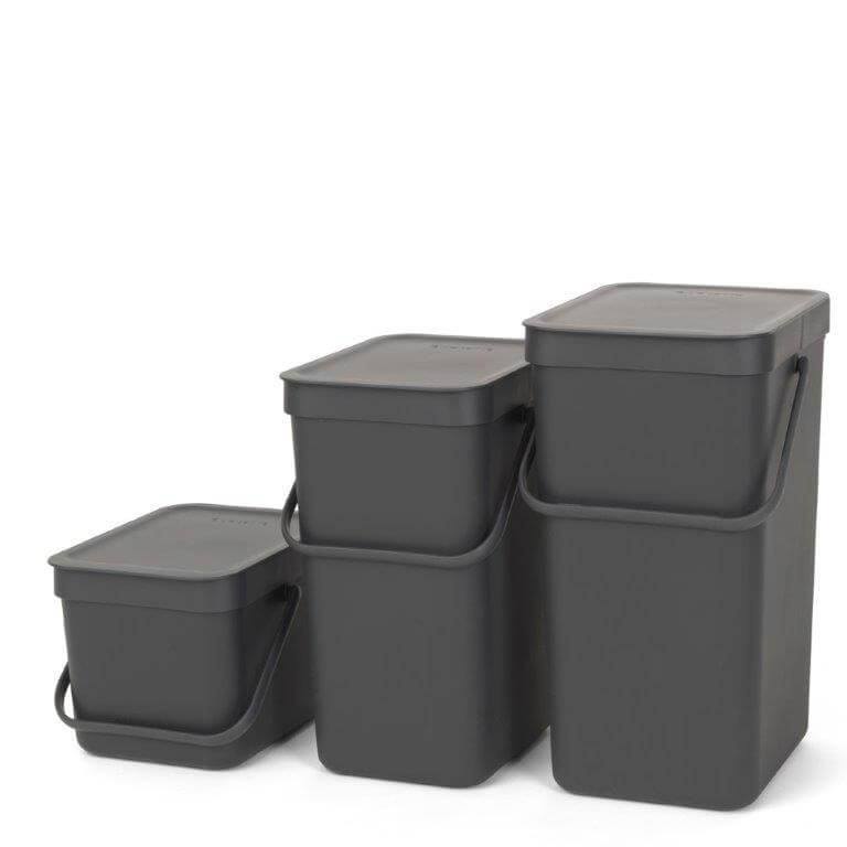 Sortgo 16 liter grey group brabantia