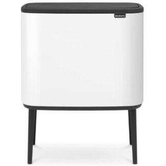 BO טאץ' 36 ליטר - פח אשפה למטבח בצבע לבן